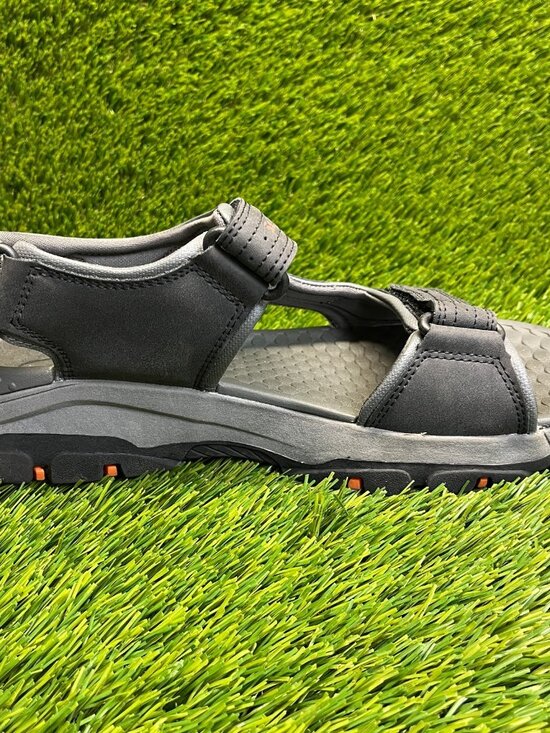 Skechers Tresmen Garo Mens Size 9 Black Gray Outdoor Walking Strappy Sandals main image 10